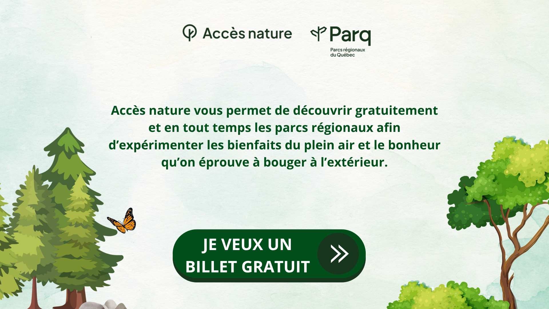 Logo acces nature et Parc
